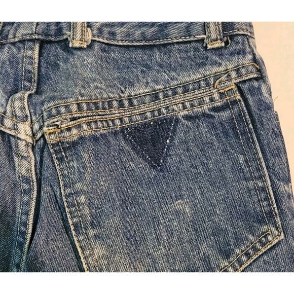 Vintage Guess Jeans Womens Size 28 Blue Medium Wash Ankle Zip No Back Tag - Picture 5 of 10
